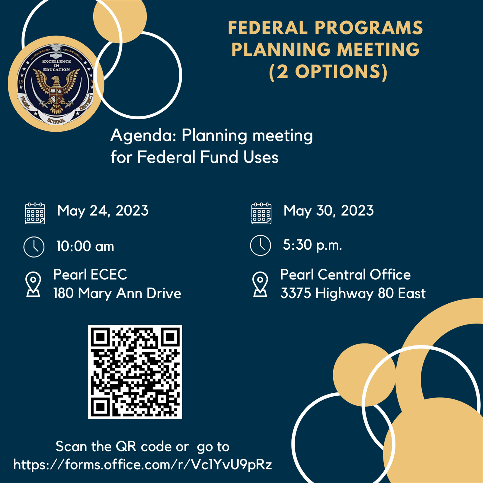  Invitation to Annual Federal Programs Planning Meeting